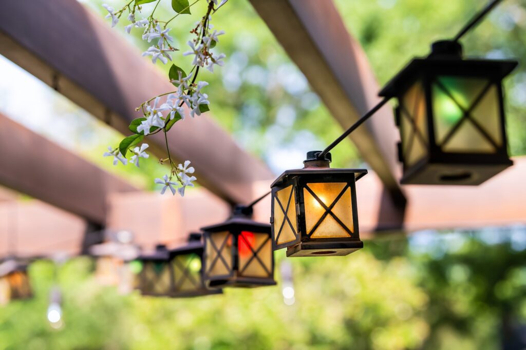 Pergola with Lanterns