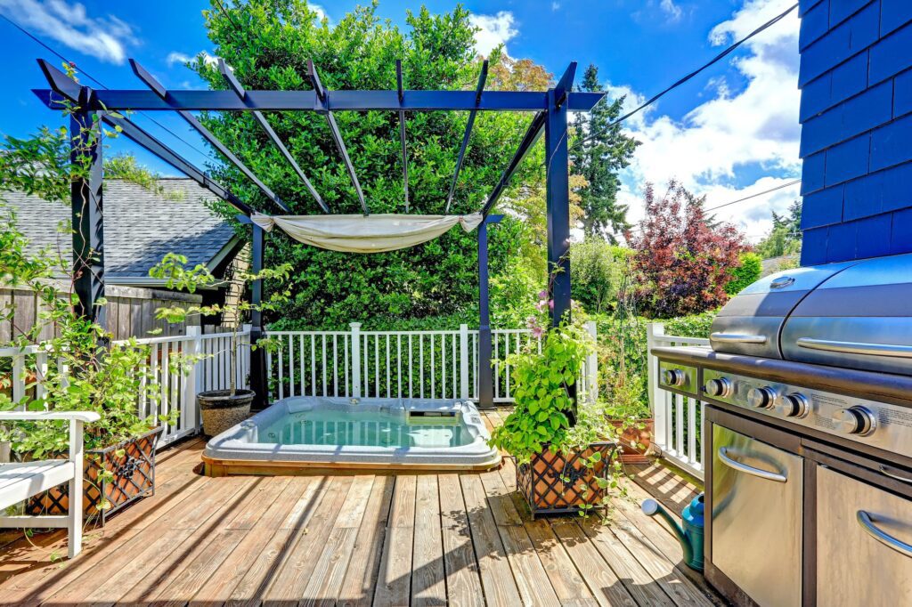 Pergola over Hot Tub