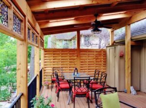 Designer deck, privacy wall, Overland Park, 2025, Creative Concepts & Design