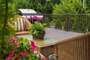 Annuals in deck landscaping, Creative Concepts & Design, Overland Park, 2025-min