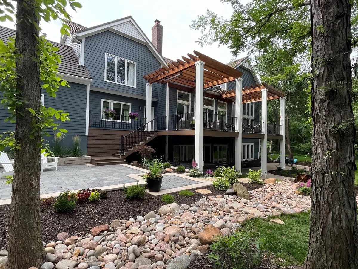 Deck landscaping, Creative Concepts & Design, 2025-min