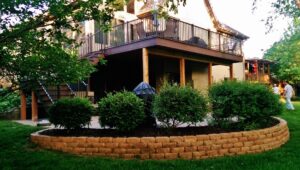 Deck landscaping, Creative Concepts & Design, Overland Park, 2025-min