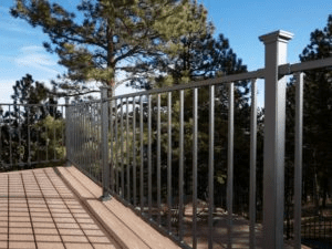Steel deck railing. Creative Concepts & Design, 2025,-min