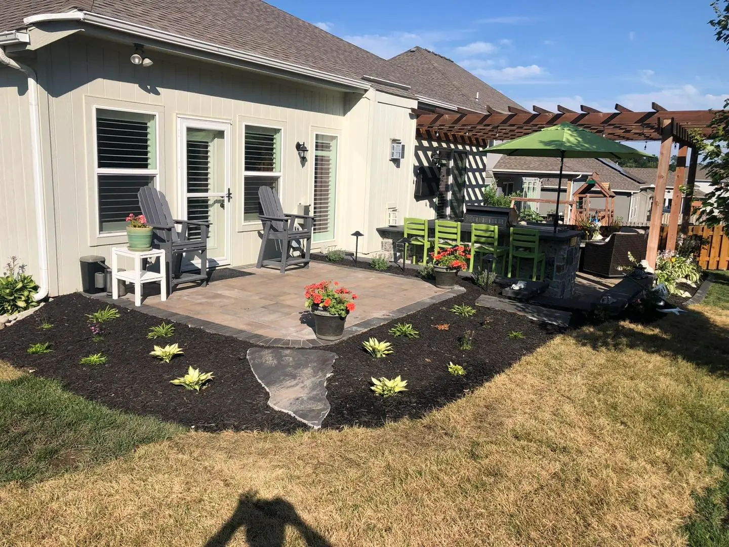 outdoor kitchen installation leawood